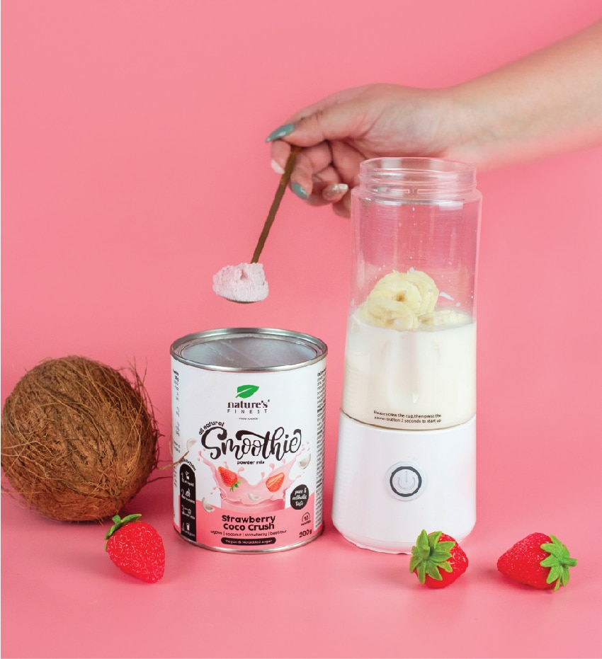 Smoothie Powder Mix – Strawberry Coco Crush